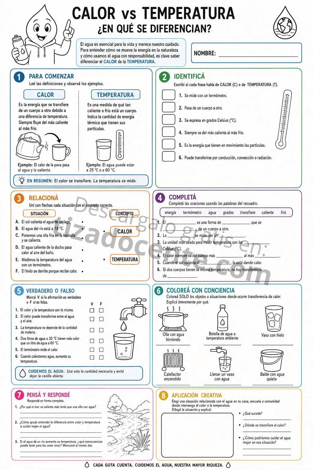 Recurso Calor vs Temperatura